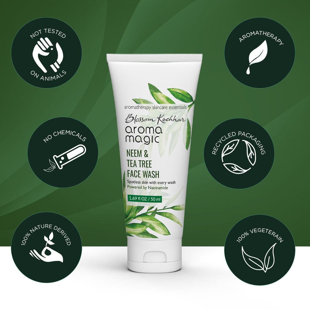 Neem and Tea Tree Face Wash - Niacinamide